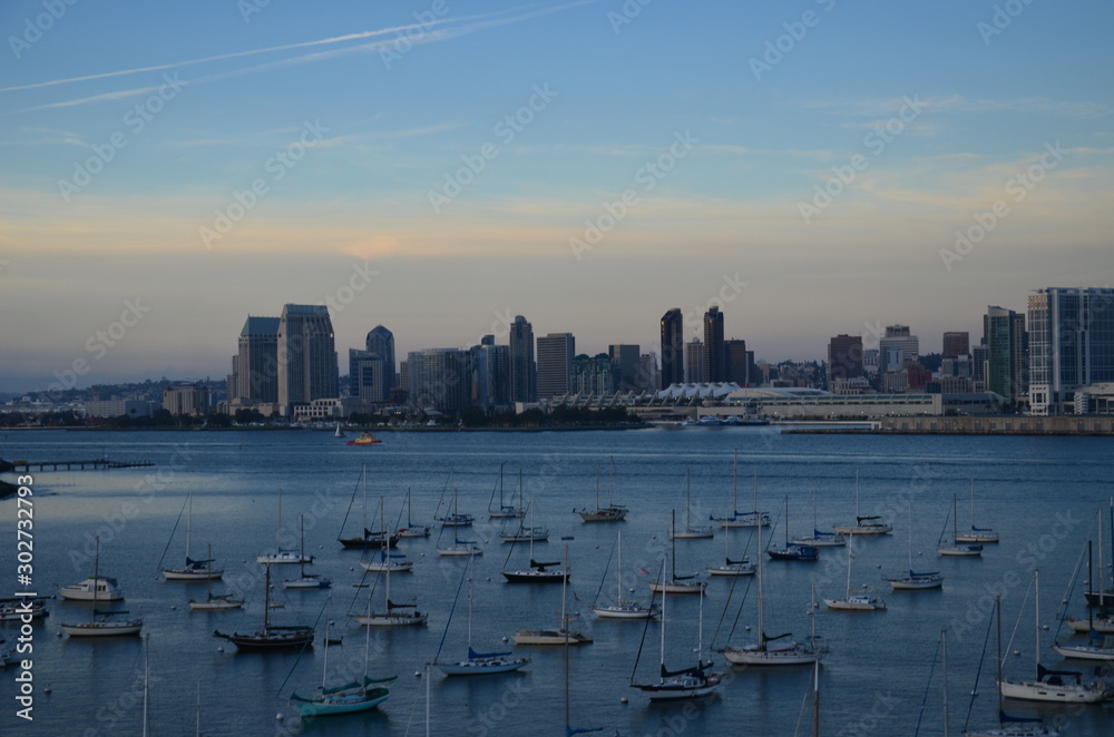 Obraz premium San Diego sunset