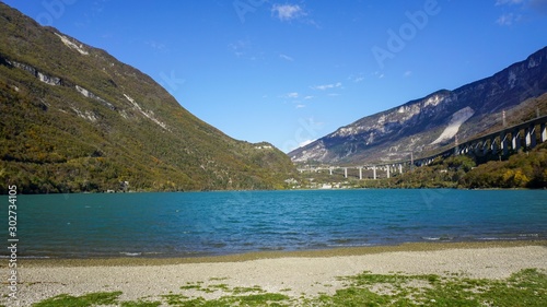 Fototapeta Naklejka Na Ścianę i Meble -  lake in the mountains, 'Lago Morto'