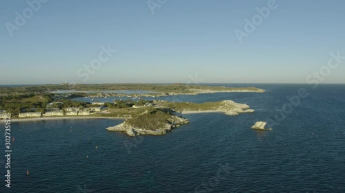 Aerial view Rottnest Island beaches and bays Perth photo