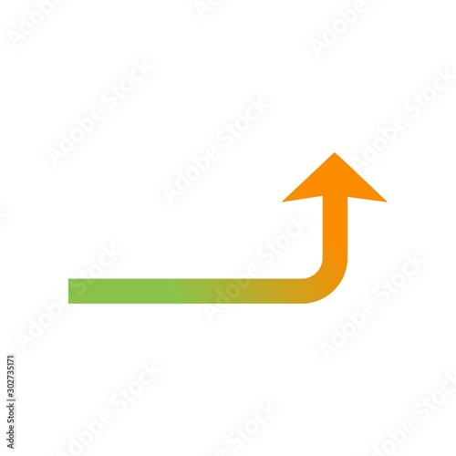 Beautiful Turn Up Glyph Vector Icon