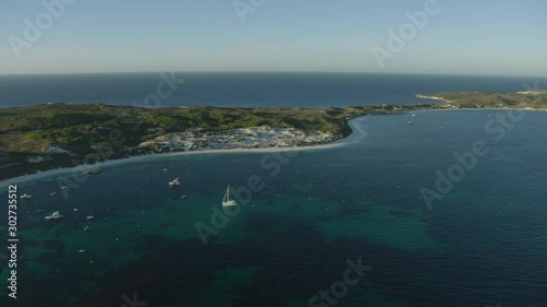 Wallpaper Mural Aerial view sandy beaches Rottnest Island bays Perth Torontodigital.ca