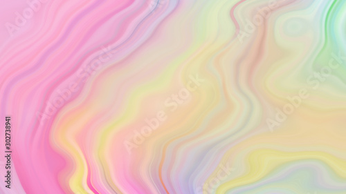 Swirl lines of pastel color marble texture for a background.