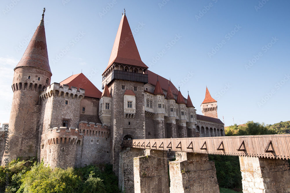 Hunyad Castle - Corvin's Castle in Romania.