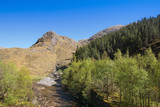 The river Shiel running through Glen Shiel in the Scottish highlands