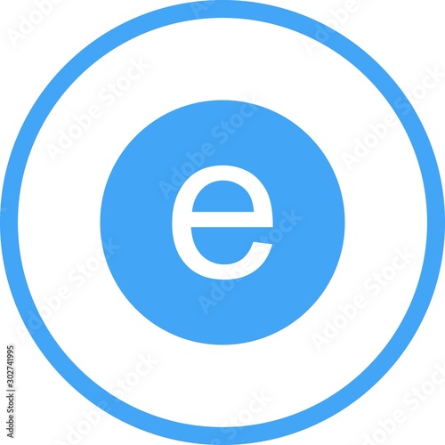 Beautiful Edge Glyph Vector Icon