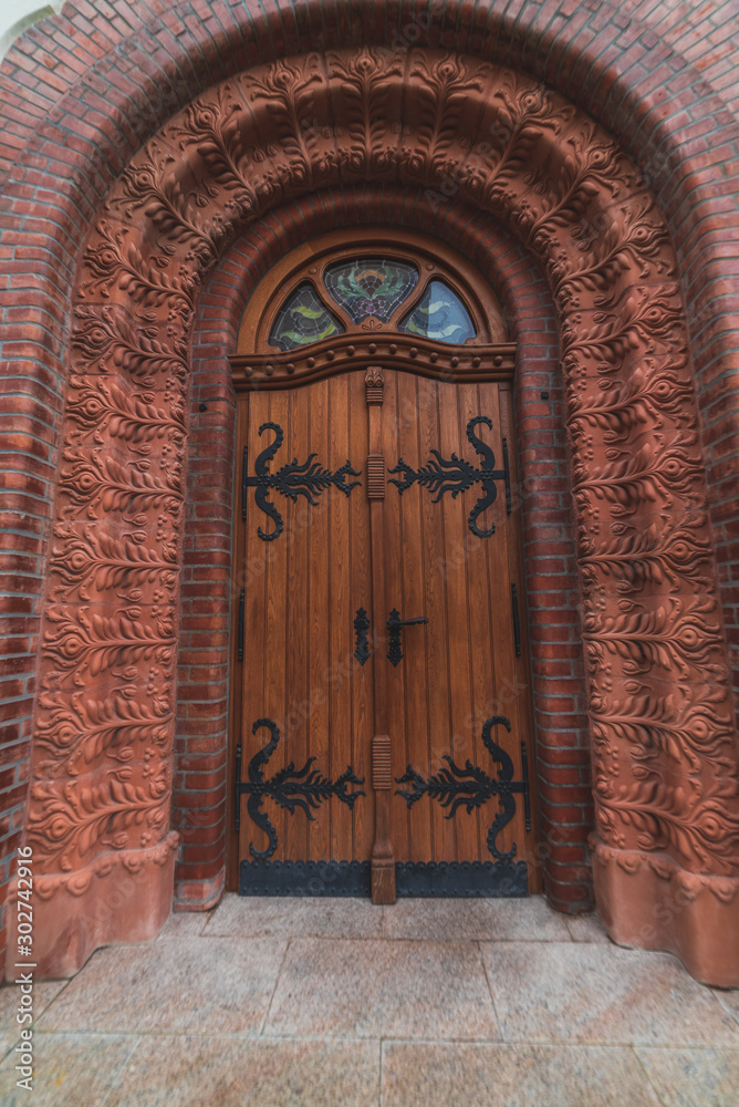 Subotica, Serbia, November 9, 2109, Beautiful exterior photos of a