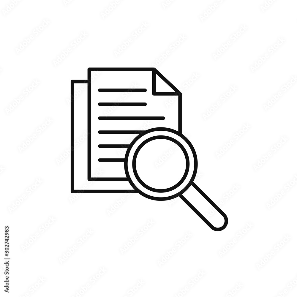 files analysis technology internet line style files analysis technology internet line style