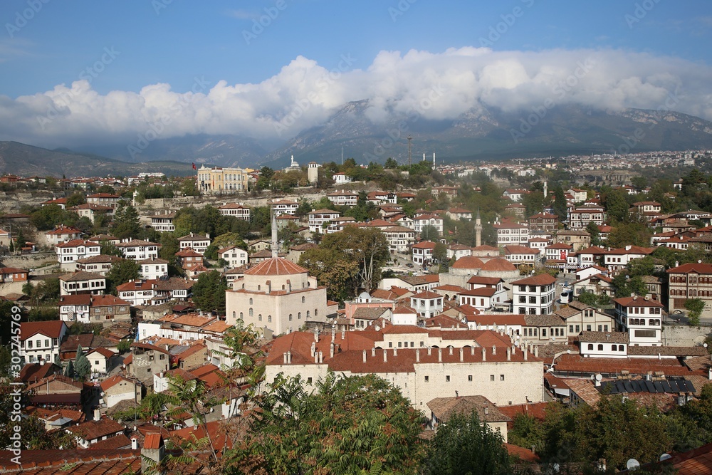 Naklejka premium Traditional ottoman houses in Safranbolu, Turkey
