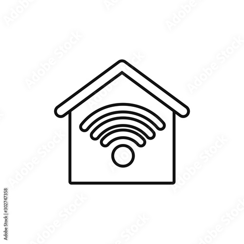 home wifi signal technology internet line style