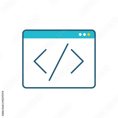 Free Download template web page isolated icon - GFXLoad