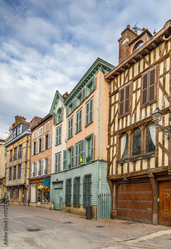Street in Troyes, France