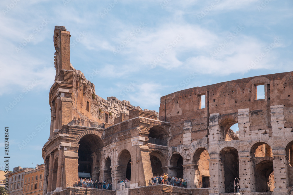 Rome July 31, 2015: Rome Colosseum
