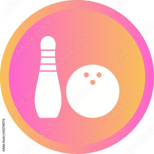 Beautiful Game Glyph Vector Icon
