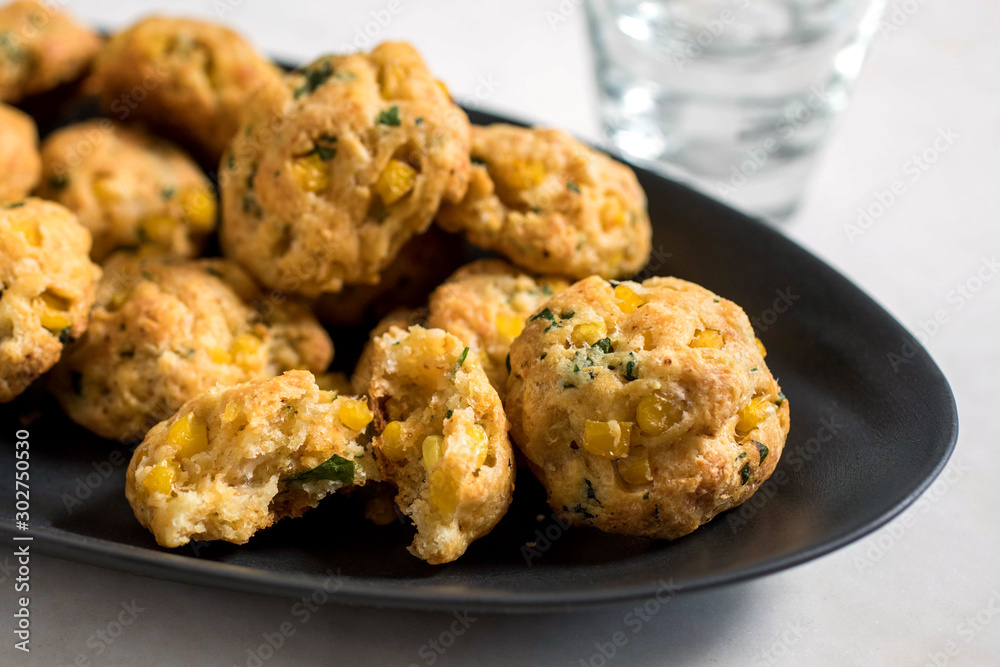 Cornmeal drop biscuits Cornmeal drop biscuits