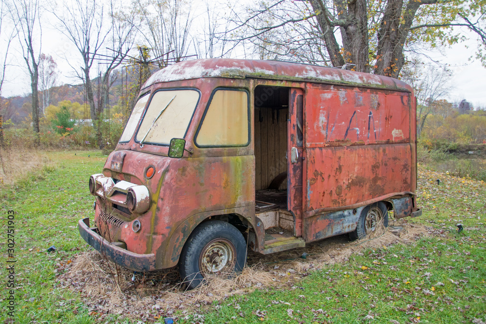 Old vintage truck or van