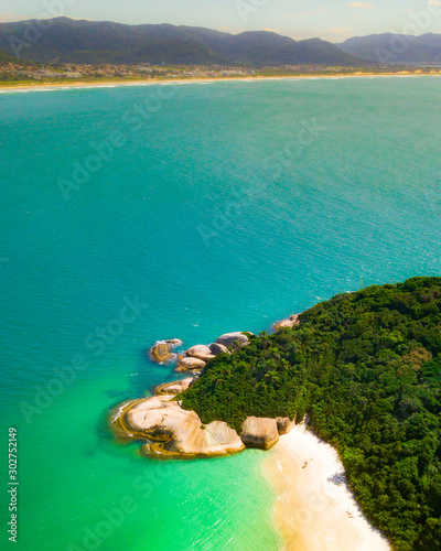 Fototapeta Naklejka Na Ścianę i Meble -  Ilha do Campeche Praia Floripa Florianópolis Island Santa Catarina Brasil
