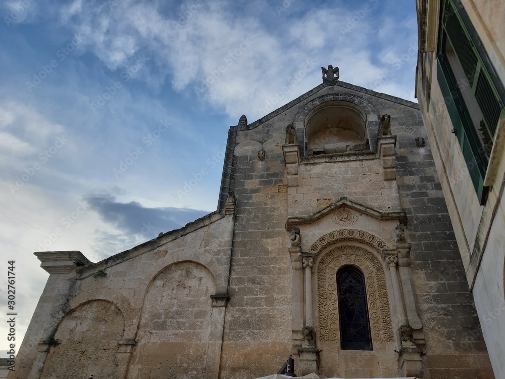 Fototapeta premium Matera - Facciata d'altare della Chiesa di San Giovanni Battista