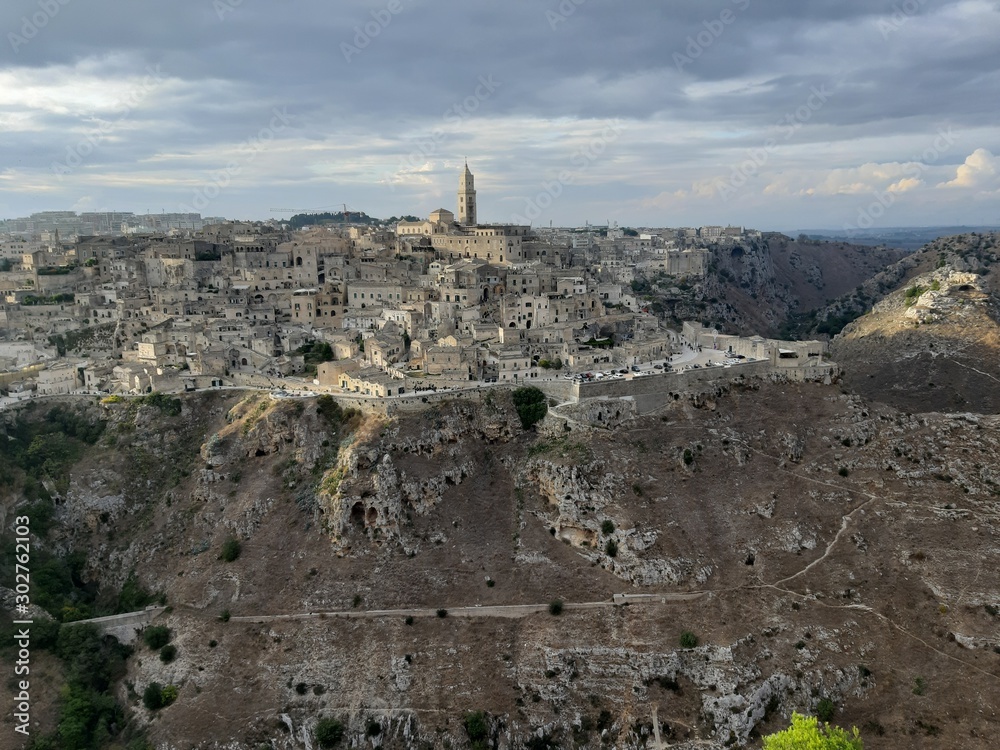 Matera - Panorama dal belvedere della Murgia