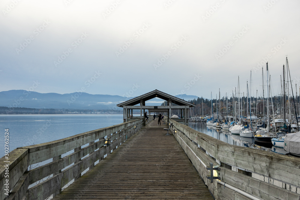 Pier at Comox Marina, Vancouver Island, British Columbia