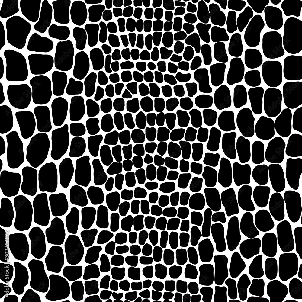 mulighed røveri Vanære Vector illustration of seamless crocodile skin pattern. Animal print Stock  Vector | Adobe Stock