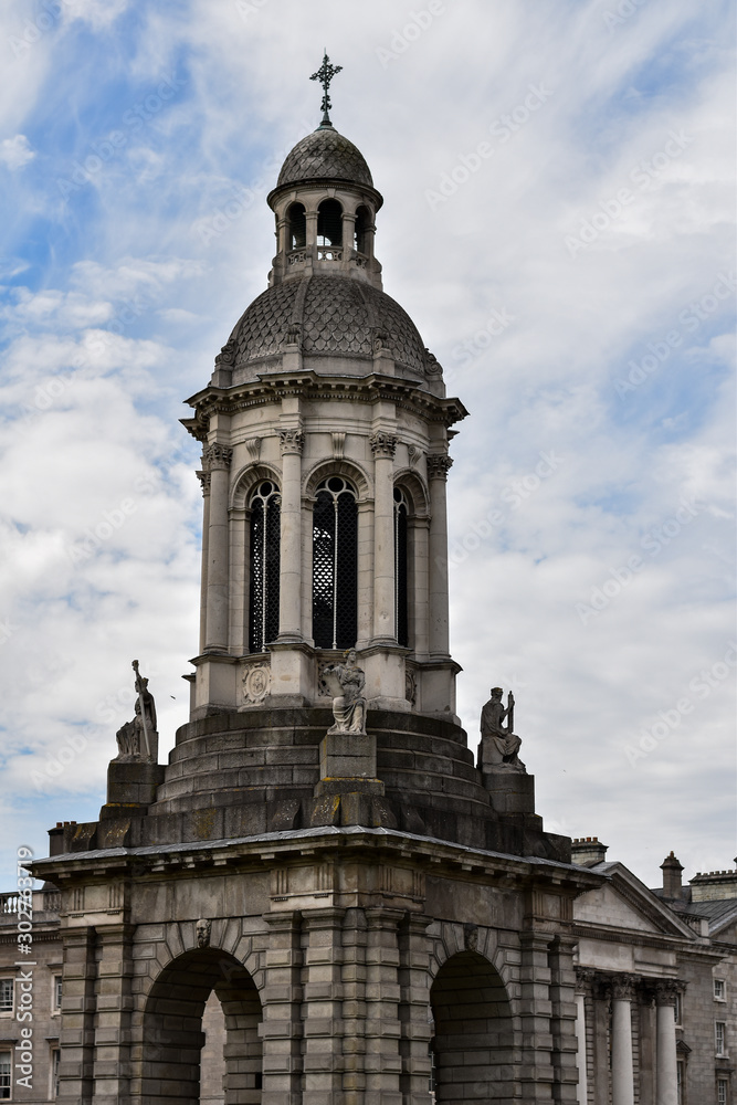 Tower in Trinity College Dublin