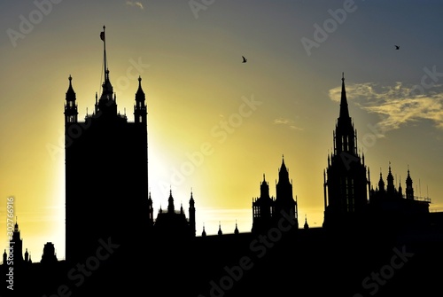 Towers of Westminster - Sunset in London 