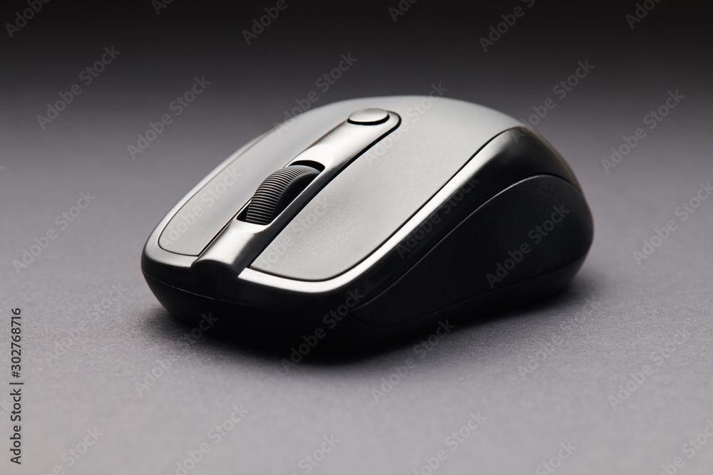 wireless computer mouse on black background wireless computer mouse on black background