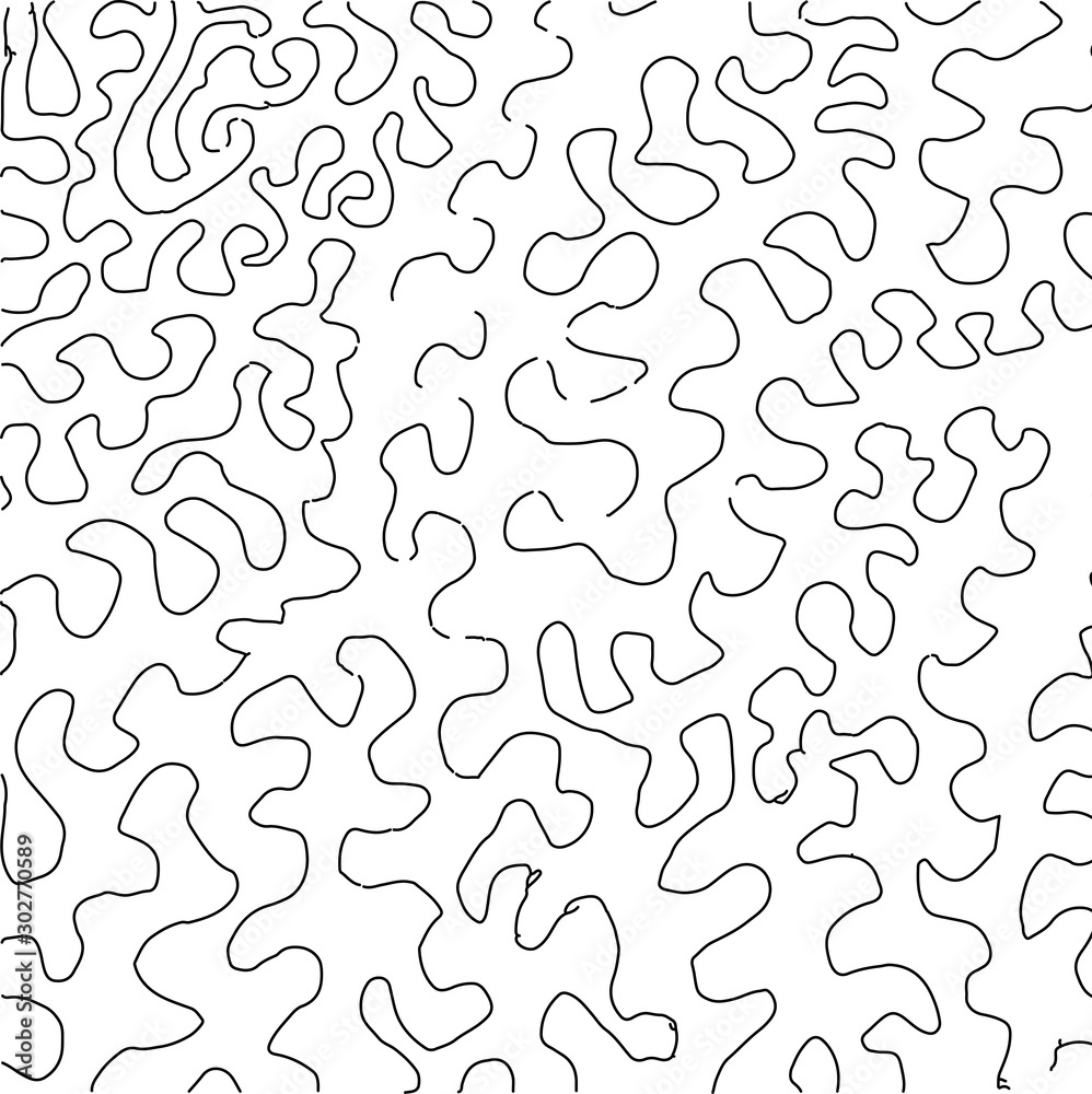 Abstract lines on white background. Eternal line Abstract lines on white background. Eternal line