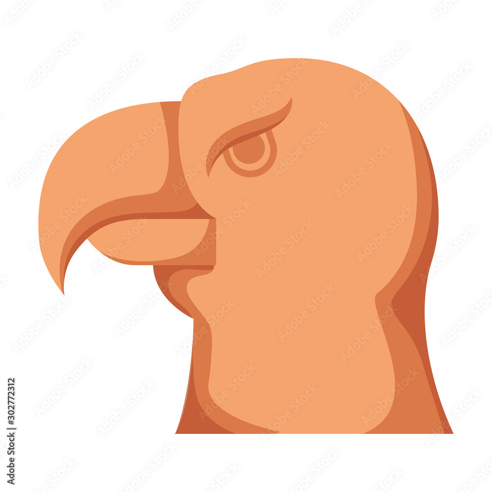Isolated eagle bird vector design