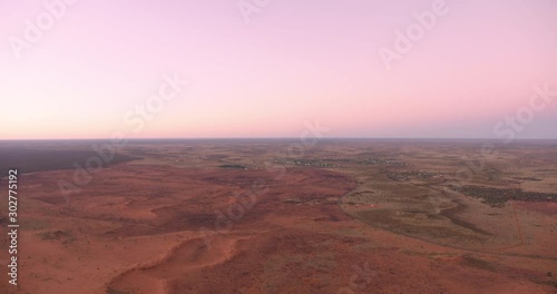 Aerial view of Mutitjulu township Northern Territory Australia photo