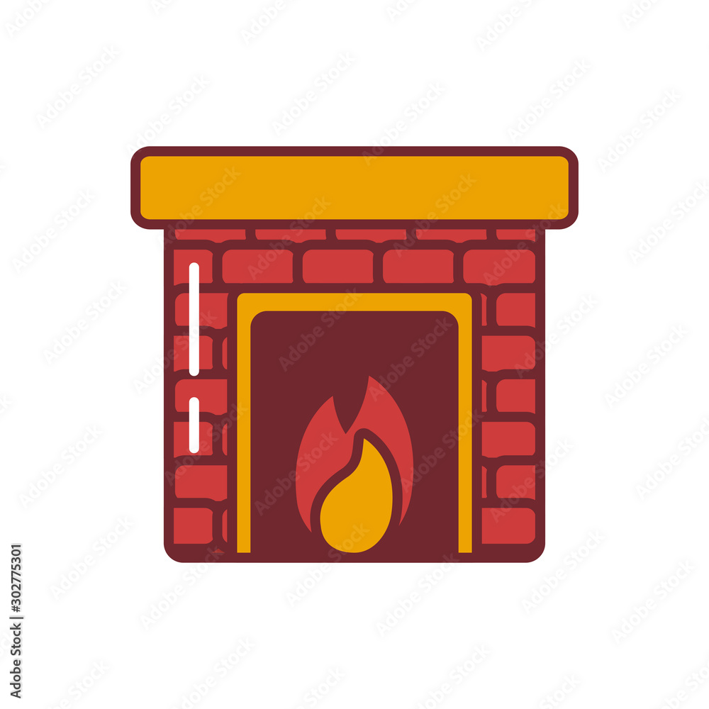 House chimney icon vector design