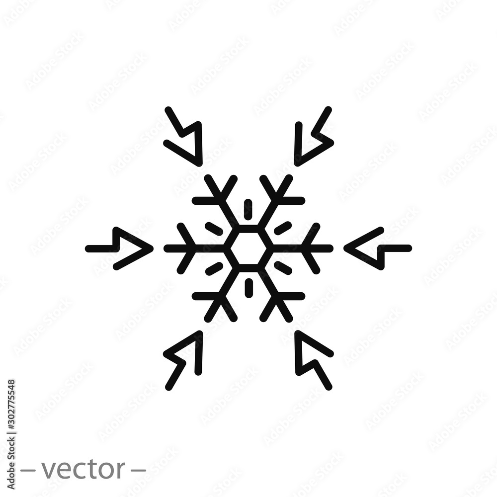 automatic freeze, icon, auto frost logo, thin line web symbol on white background - editable stroke vector illustration eps 10 automatic freeze, icon, auto frost logo, thin line web symbol on white background - editable stroke vector illustration eps 10