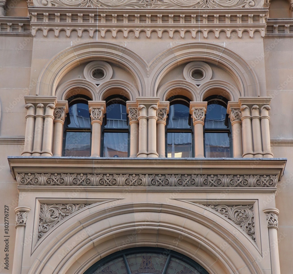 arch of old building  in Sydney 