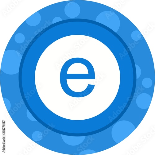 Beautiful Edge Glyph Vector Icon