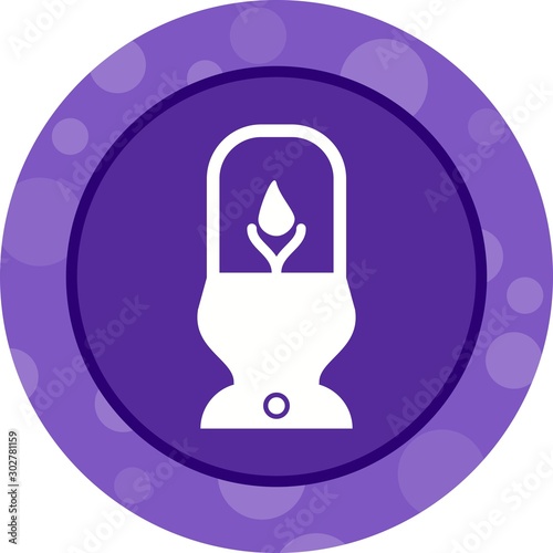 Beautiful Laltain Glyph Vector Icon photo