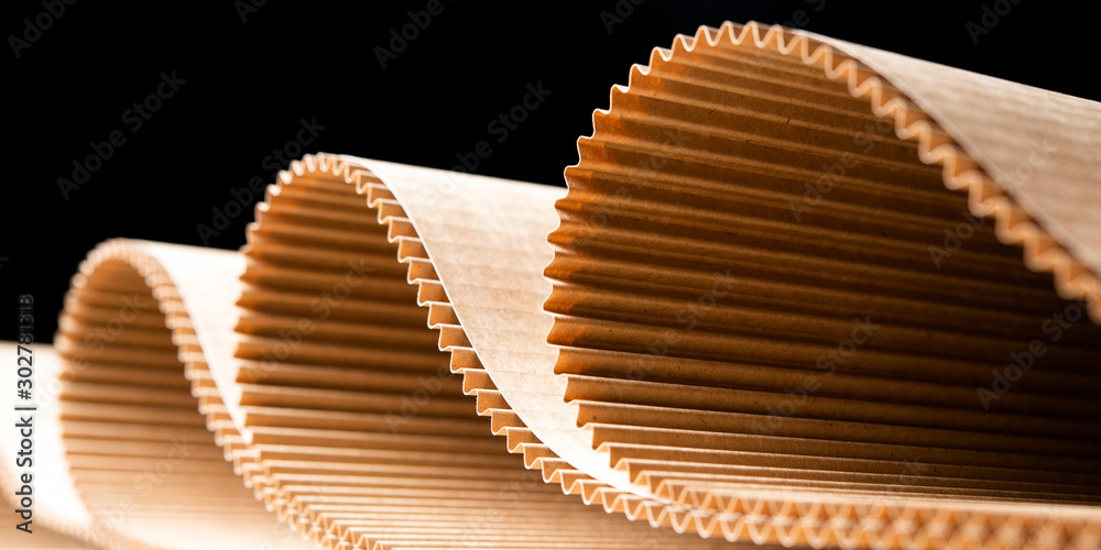 paper factory process texture carton industry brown - obrazy, fototapety, plakaty 