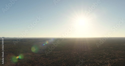 Aerial of Kata Tjuta Olgas rock formations Australia photo