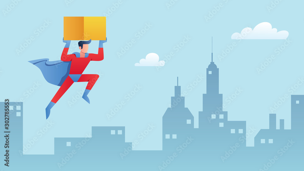 Superhero Bringing Box