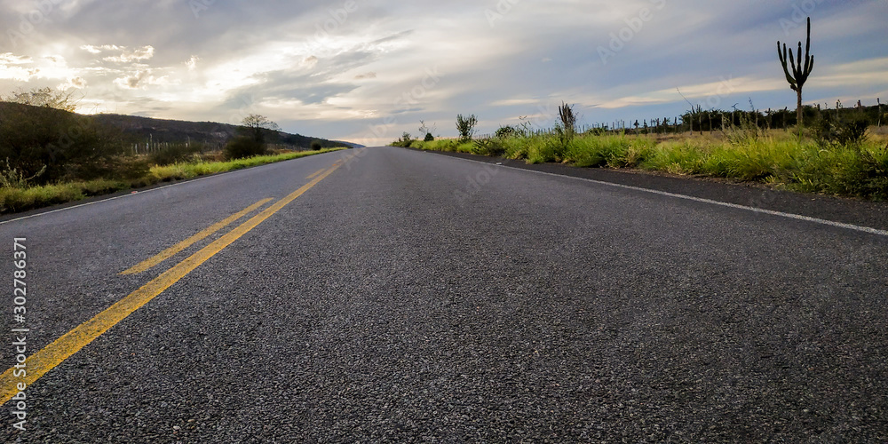 Fototapeta premium estrada asfalto