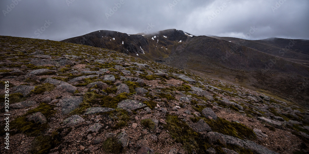 Obraz premium Beautiful scenic landscape of Scotland nature.