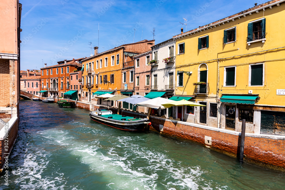 Venedig Häuser und Kanal