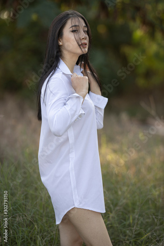 portrait of a beautiful young girl