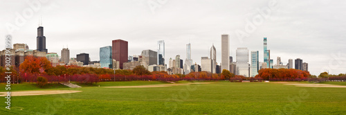 Views of Grant Park in Chicago during Fall. © Carlos Yudica