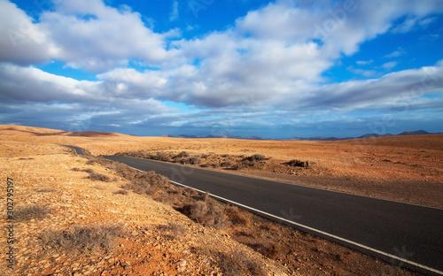 strada a Fuerteventura