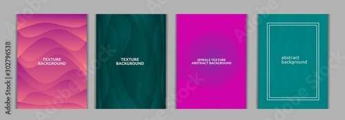 set of abstract background.  texture portrait background. modern and unique design