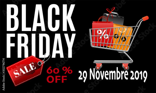 Black Friday chariot de course - réduction 90% - Sale up to 60%