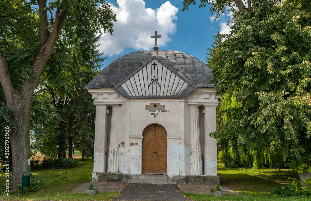 Classical chapel and family burial Madan de Magura in the first