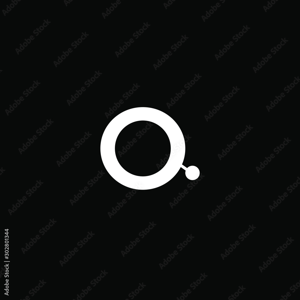 the simple elegant logo of white circle the simple elegant logo of white circle