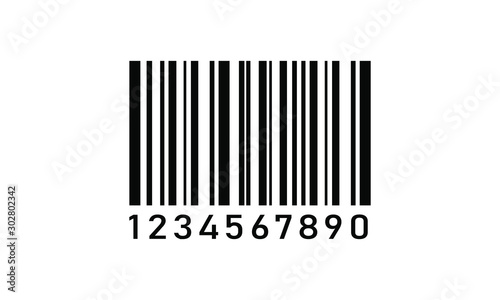 barcode icon vector