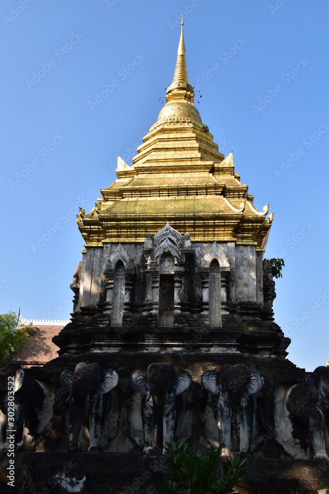 Fototapeta premium The view of Chiang Mai in Thailand